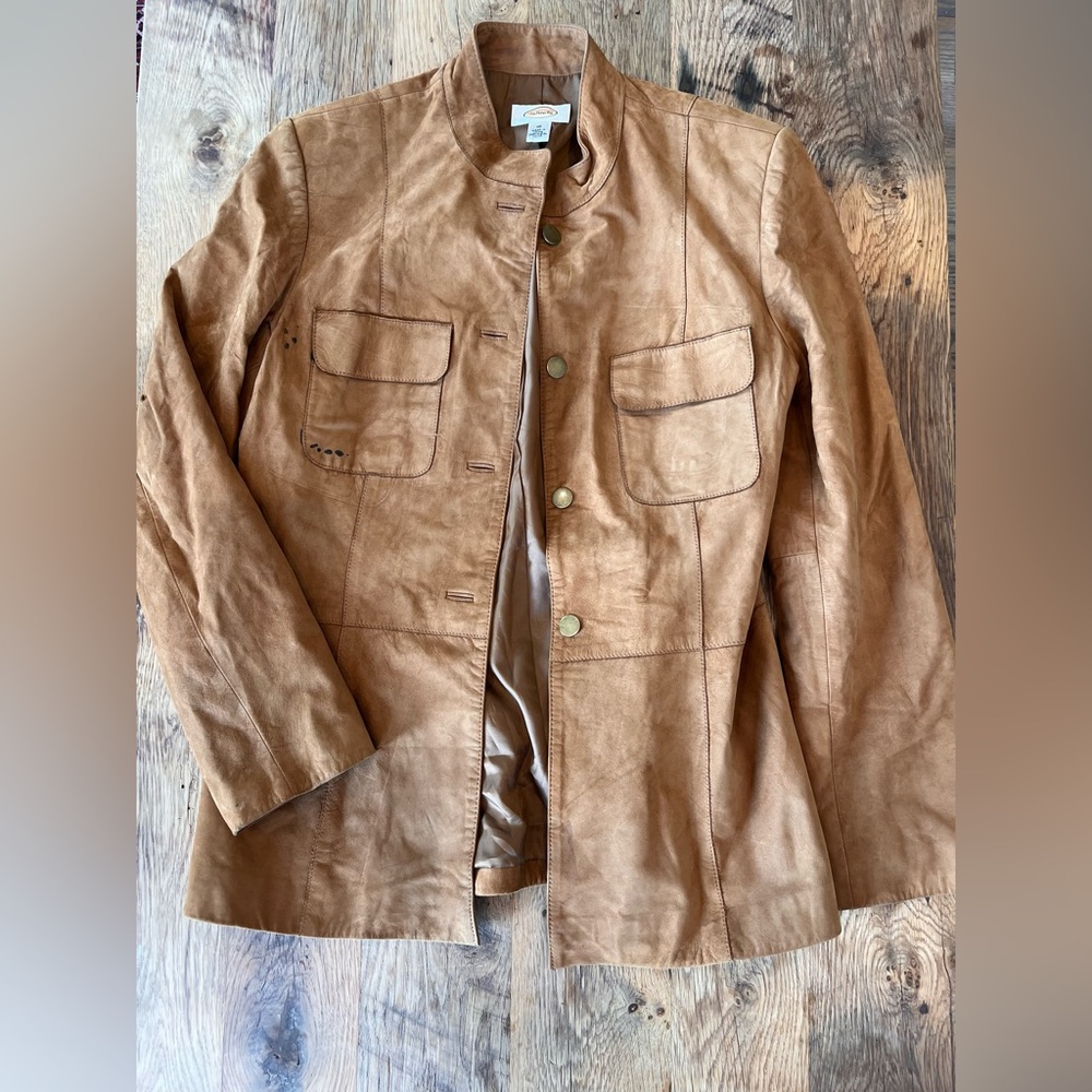 Talbots Vintage Tan Suede Women’s Jacket